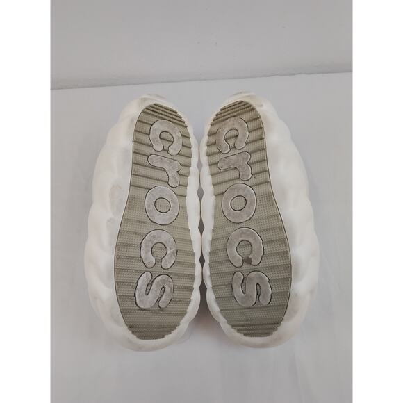 Crocs Overpuff Shorty Slip-On Shoes Men\'s 7 Women\'s 9 White Insulated #W4643 main image 8